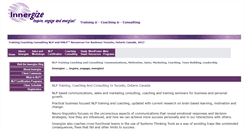 Desktop Screenshot of innergizetraining.com