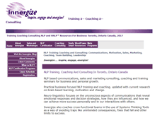 Tablet Screenshot of innergizetraining.com